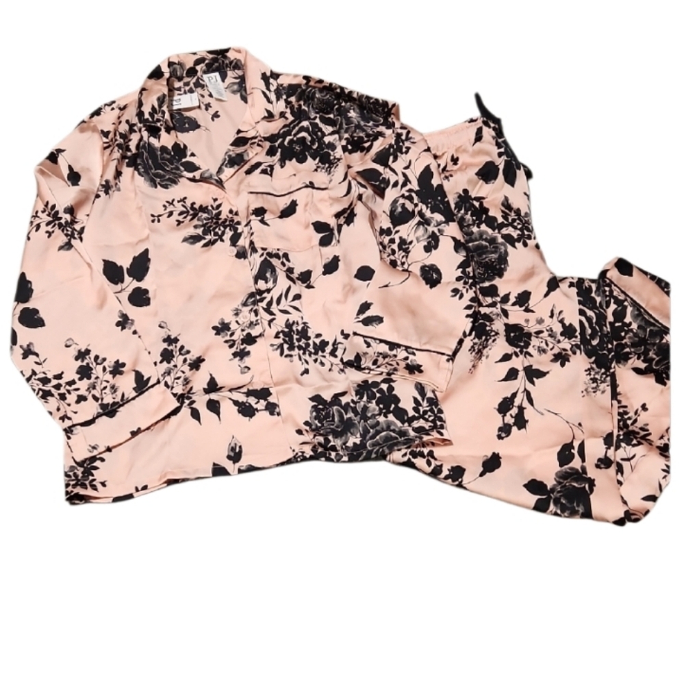 Blush Roses Floral Pjs New Med Womans Childrens Place Adult